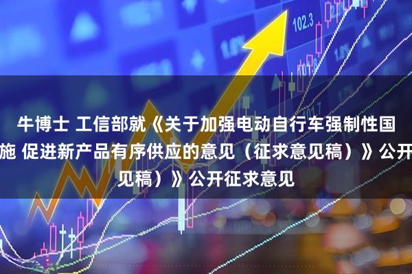 牛博士 工信部就《关于加强电动自行车强制性国家标准实施 促进新产品有序供应的意见（征求意见稿）》公开征求意见
