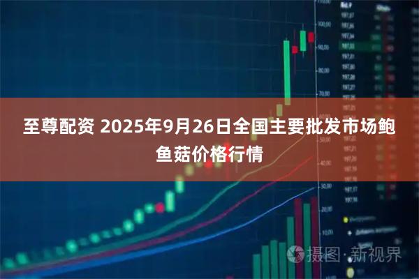 至尊配资 2025年9月26日全国主要批发市场鲍鱼菇价格行情