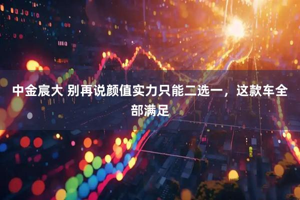 中金宸大 别再说颜值实力只能二选一，这款车全部满足